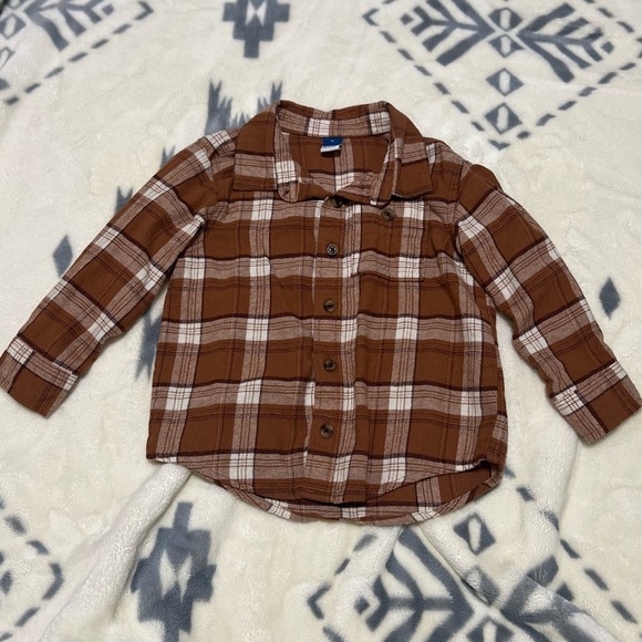 Old Navy Button Down Plaid Shirt - Picture 1 of 3